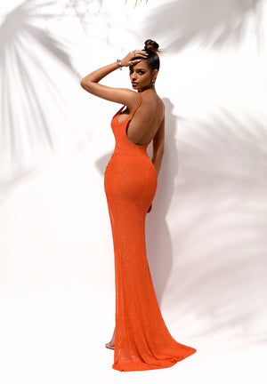 Orange Love Dress - FJOLLA NILA™