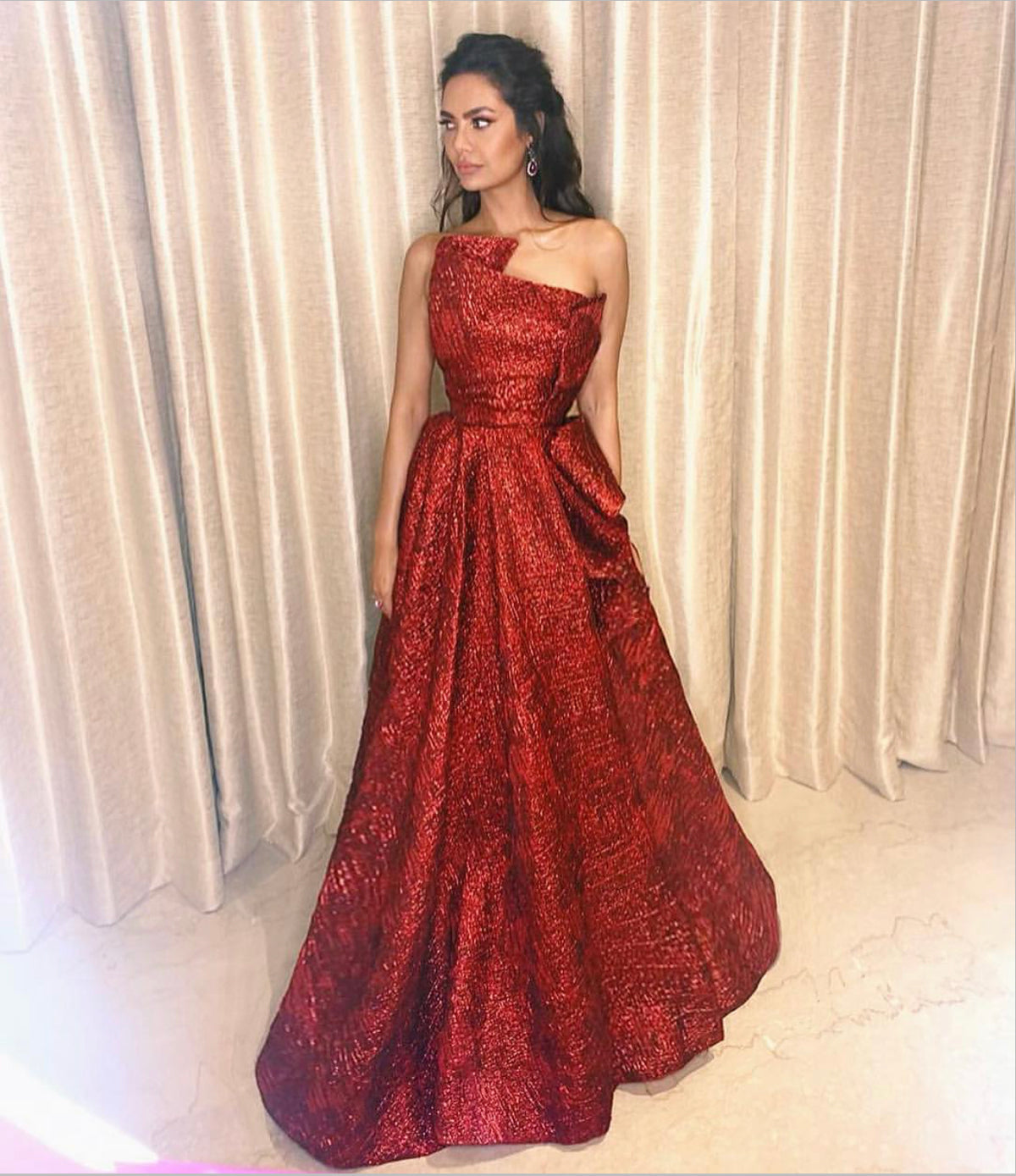 Red Ball Gown - FJOLLANILA
